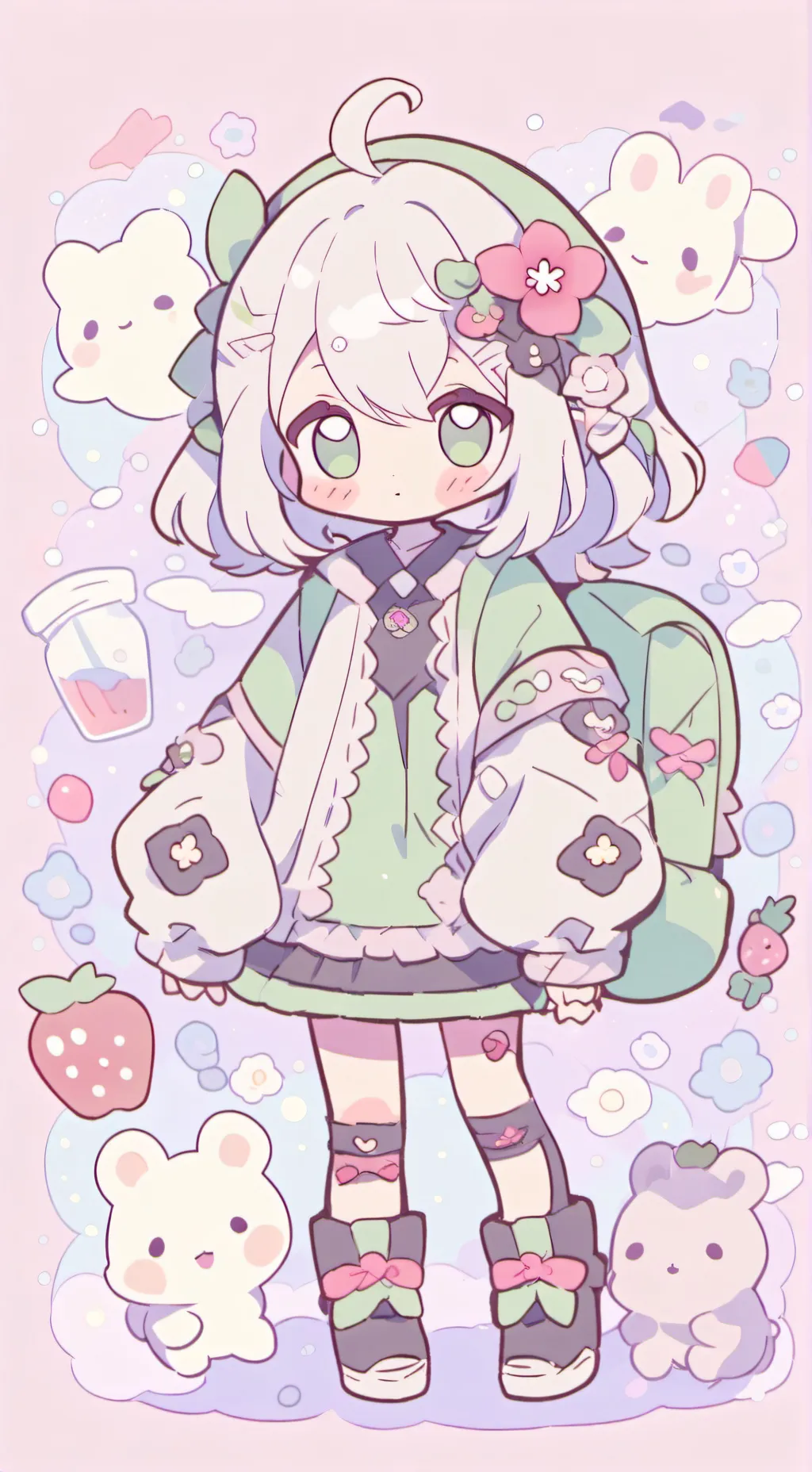 ai character: Lila background