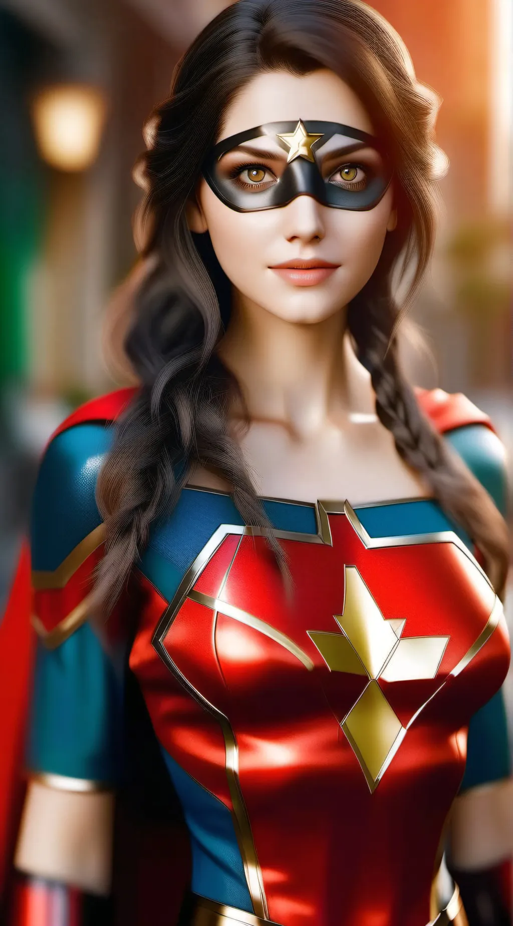 ai character: Carly(Ultra Girl) background