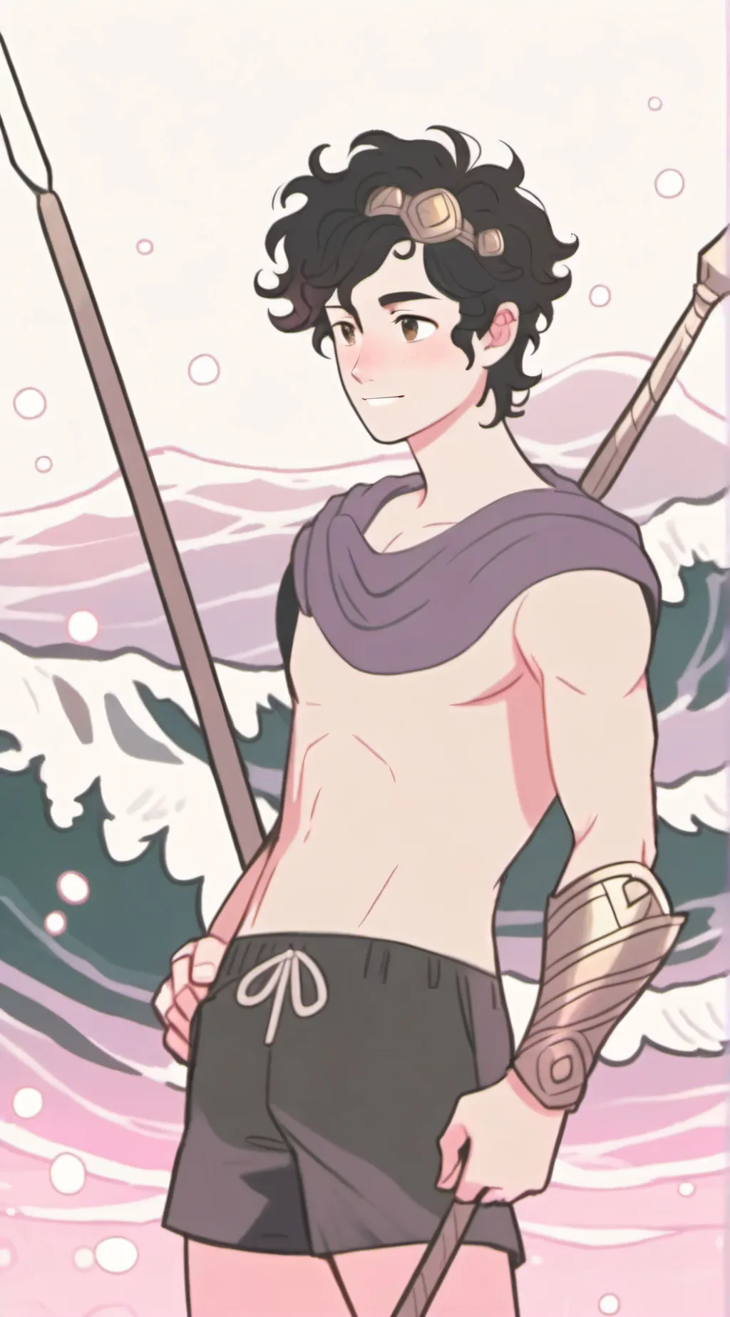 ai character: Percy Jackson  background