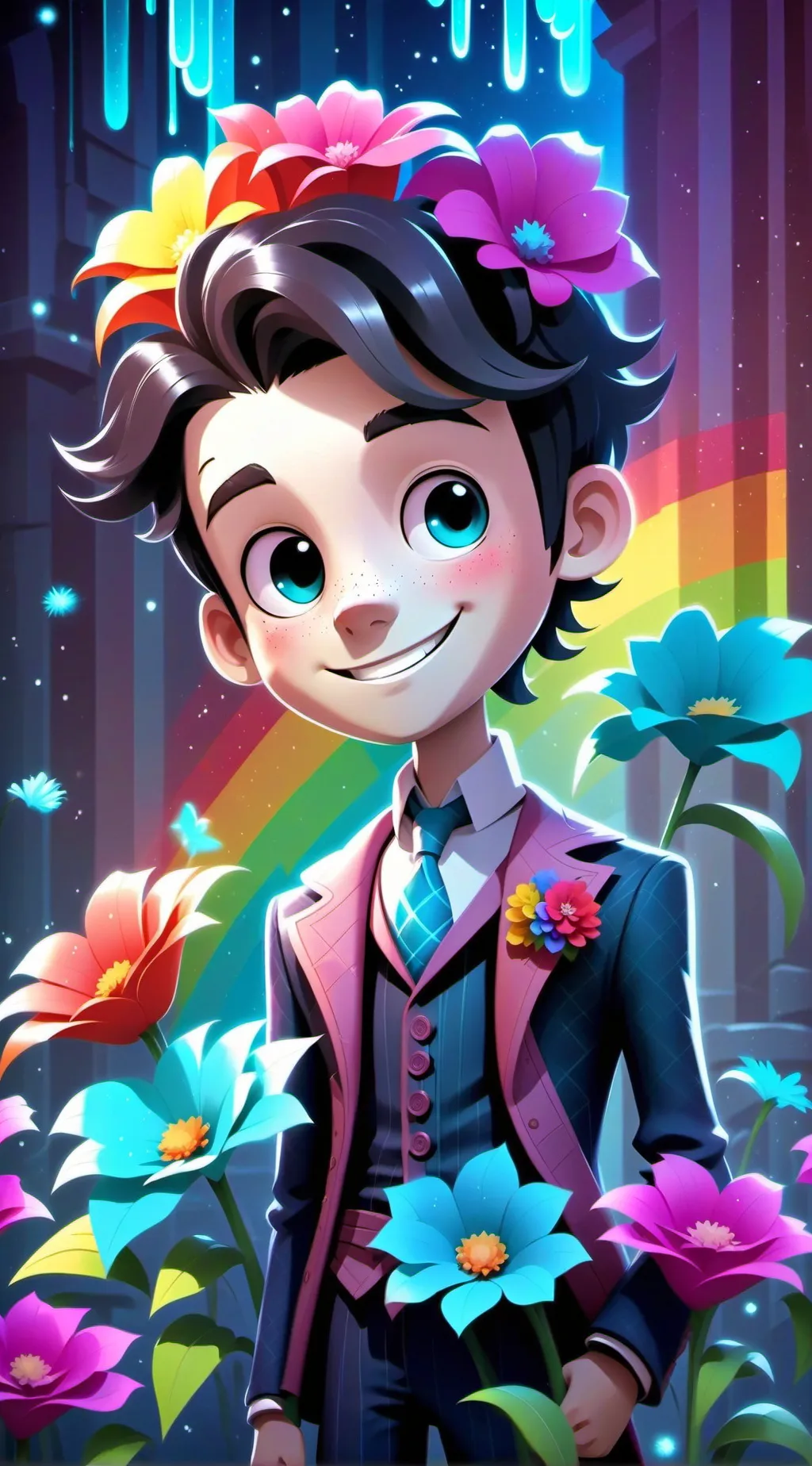 ai character: !DANDYS WORLD! background