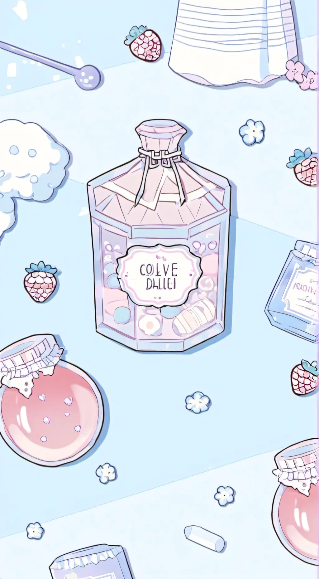 ai character: Love potion  background