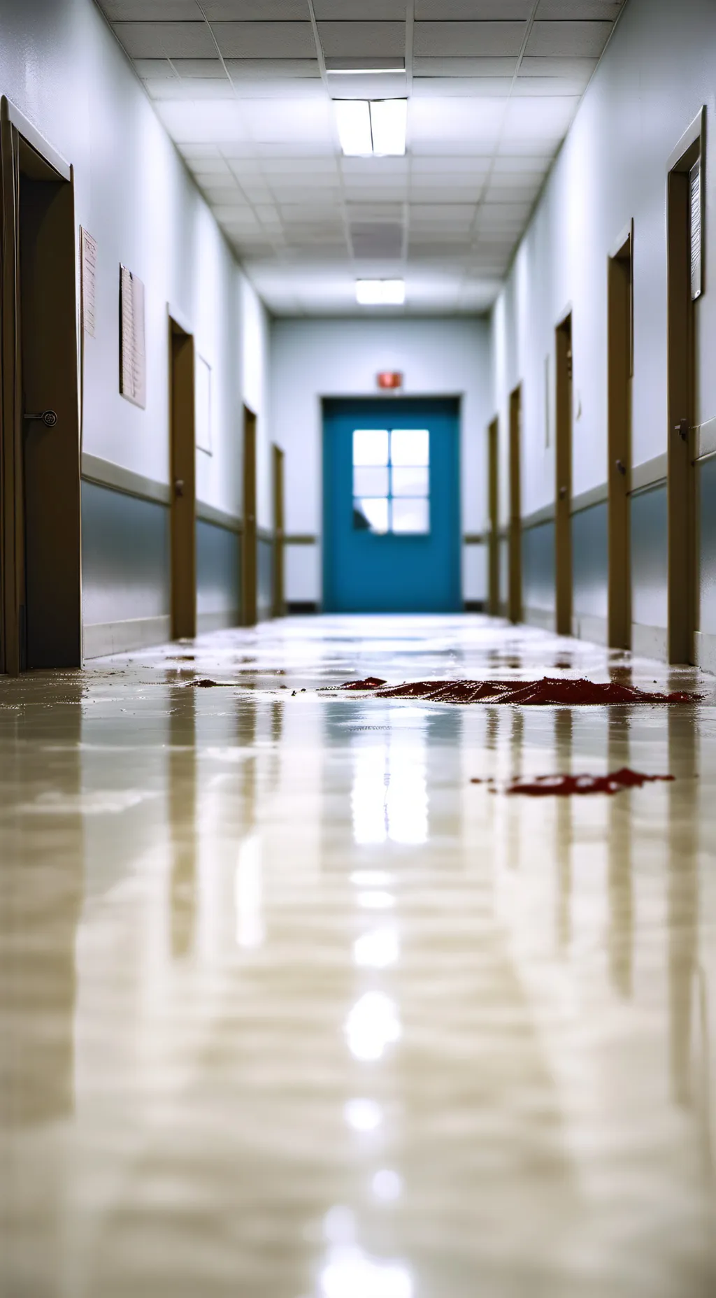 ai character: School lockdown  background