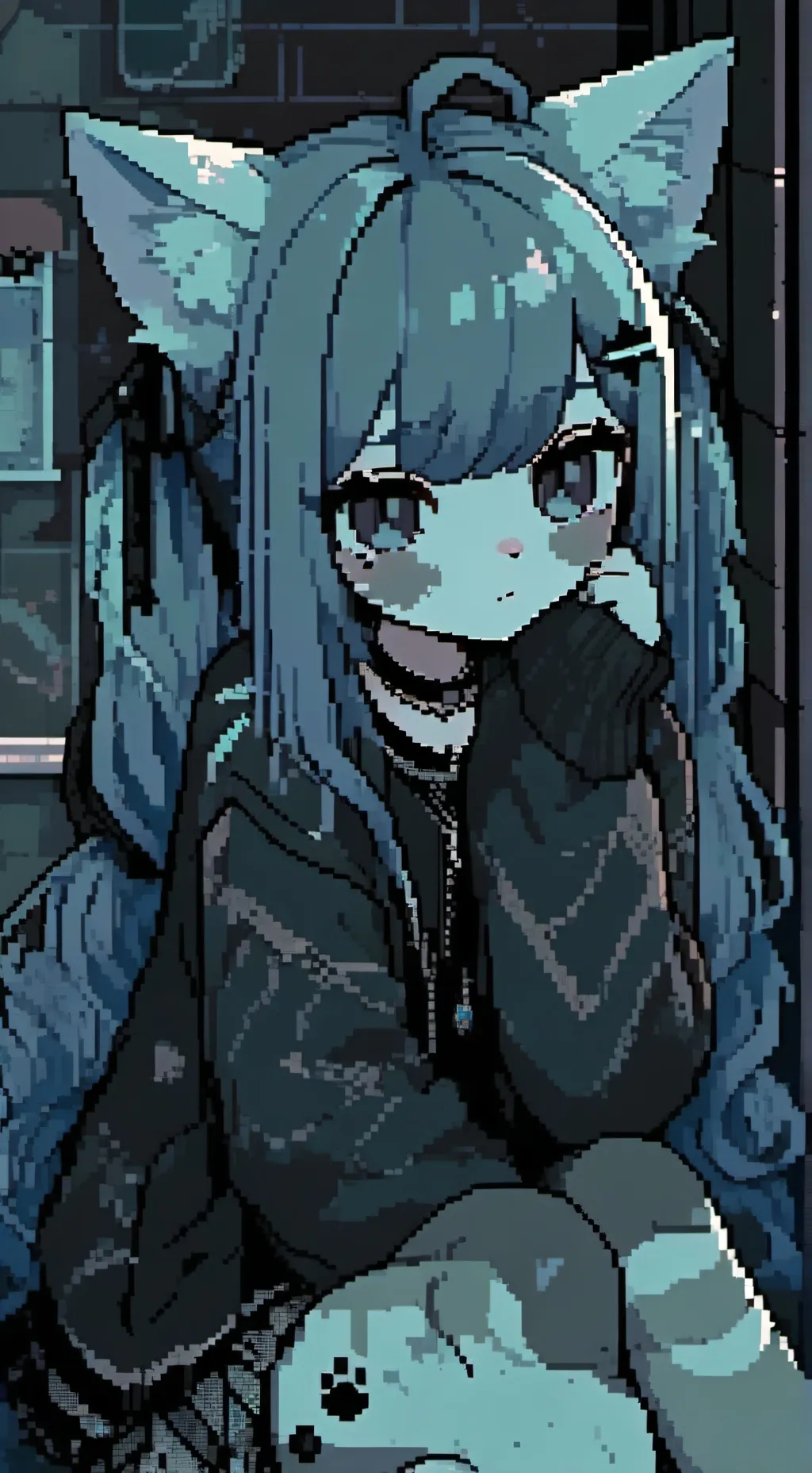 ai character: Ellie background