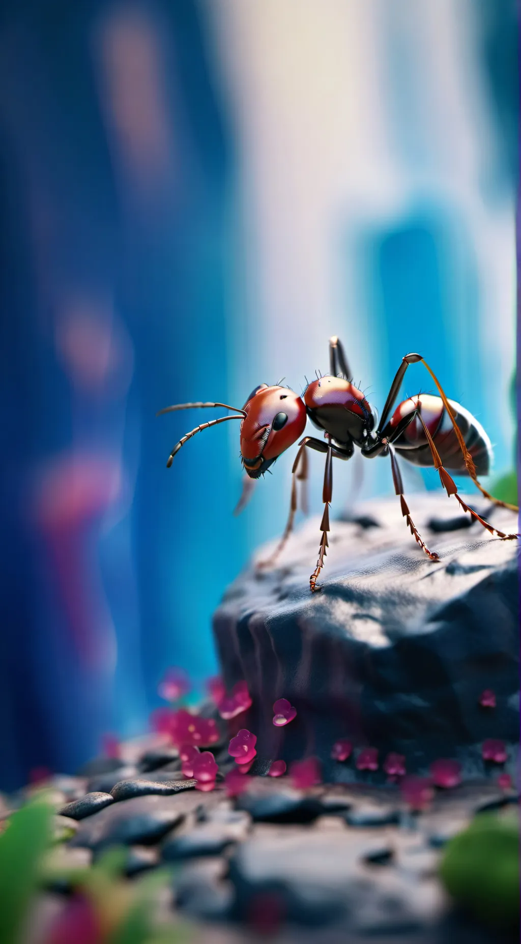 ai character: Ants background