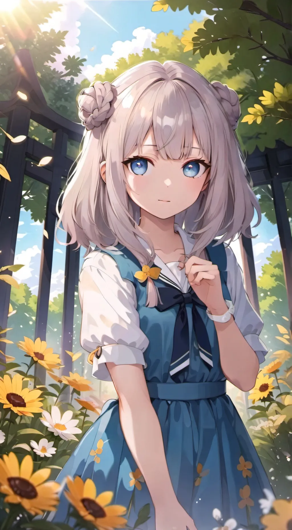 ai character: Sakura background