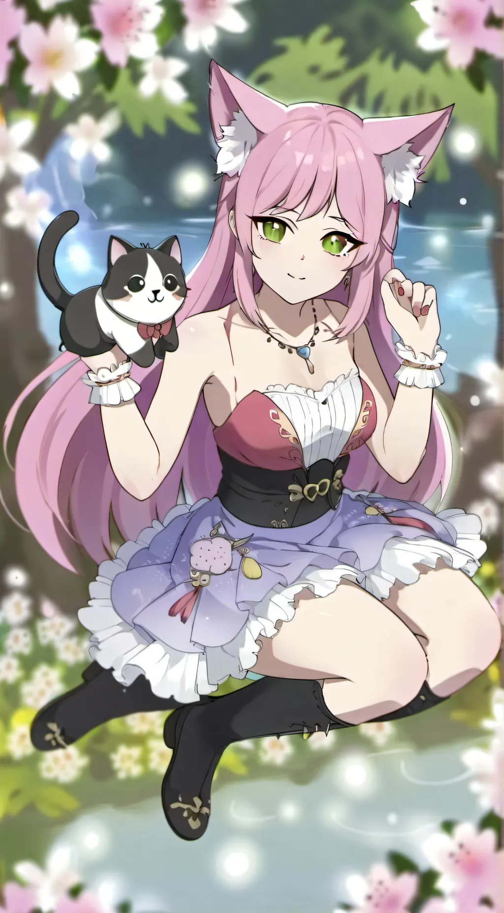 ai character: Kawaii~Chan background