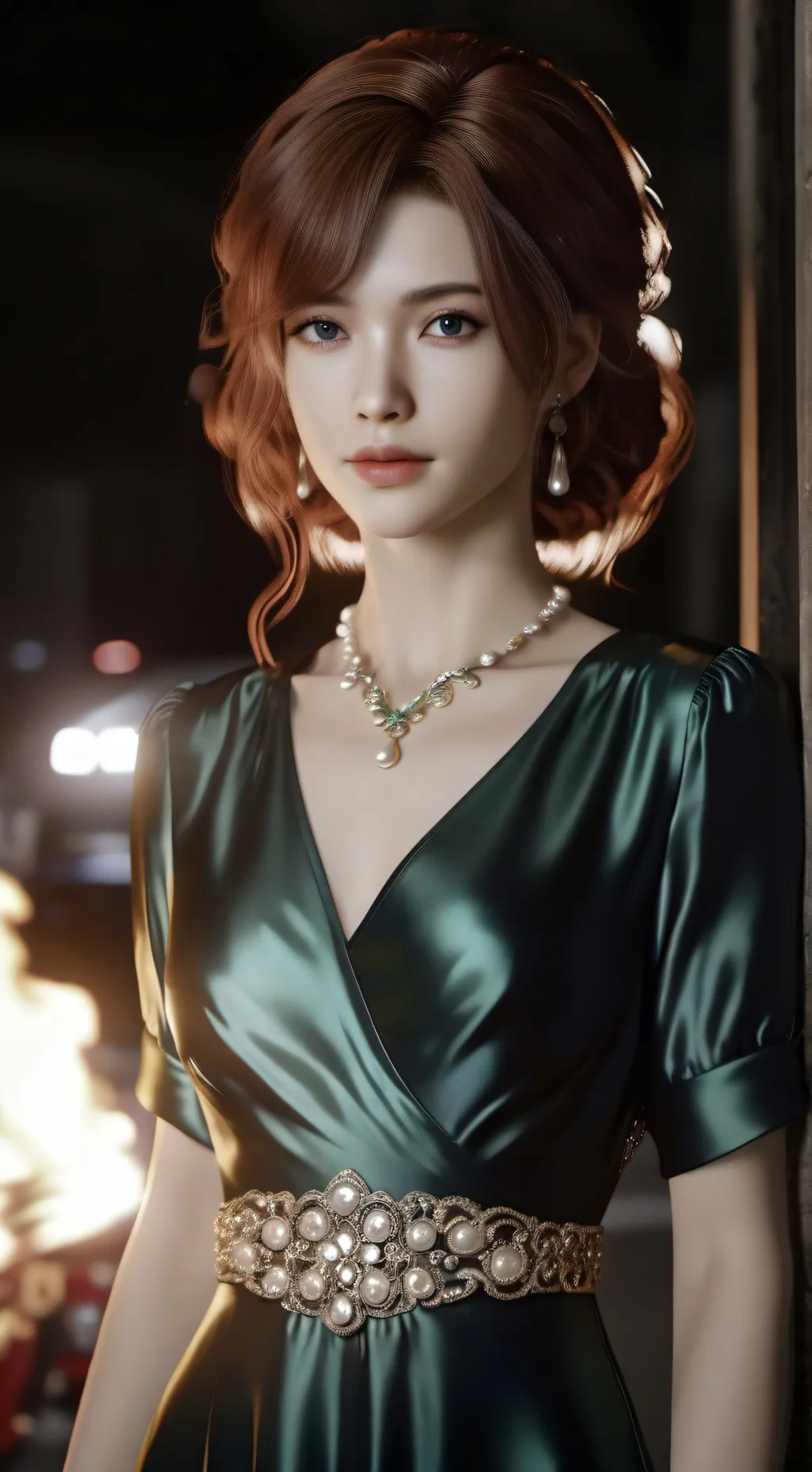 ai character: Cordelia Lumina background