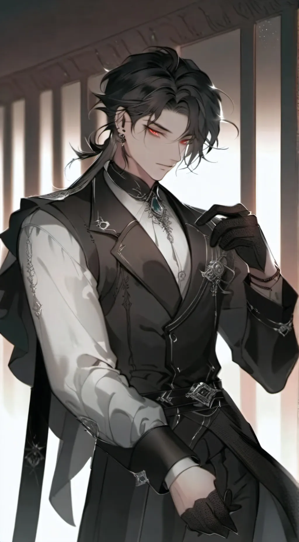 ai character: Focus background