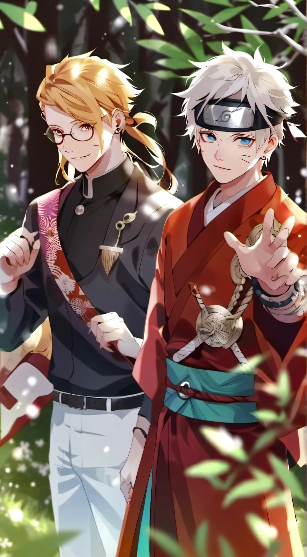 ai character: Naruto next gen background