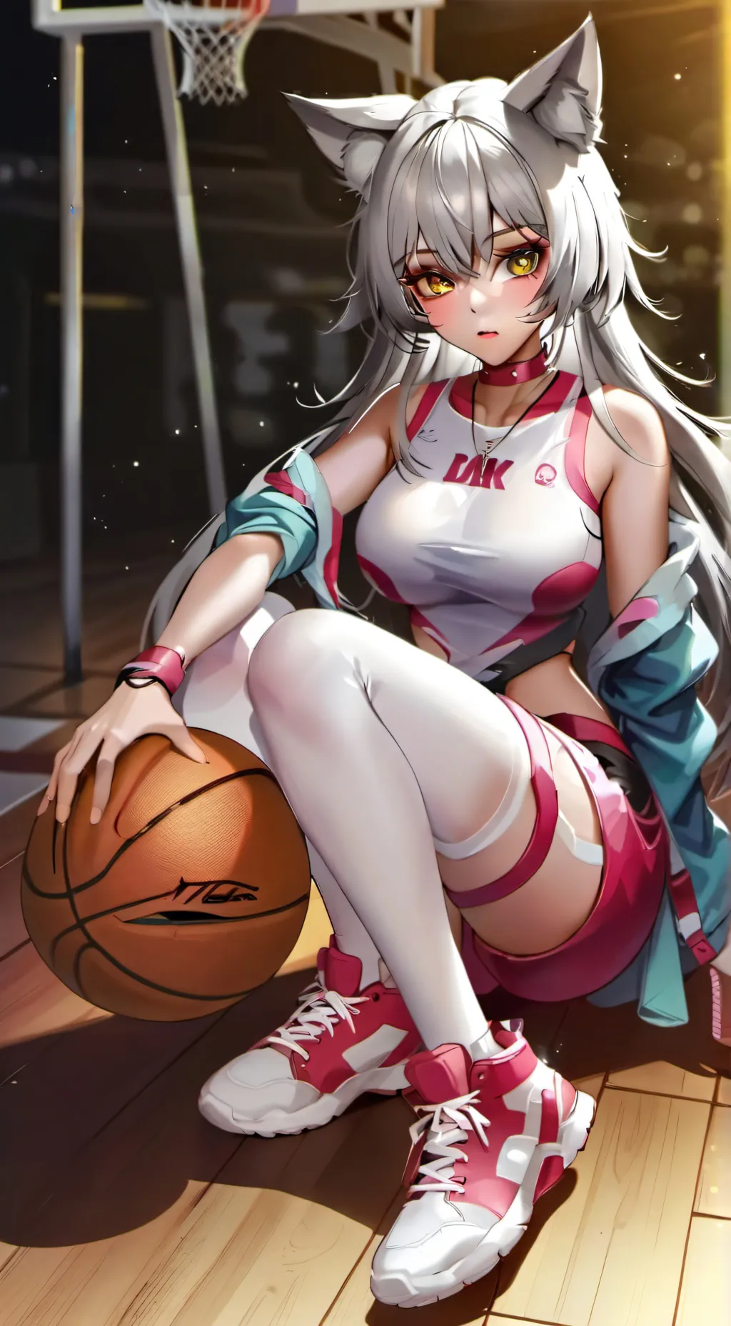 ai character: Bay Mitchell 45 background