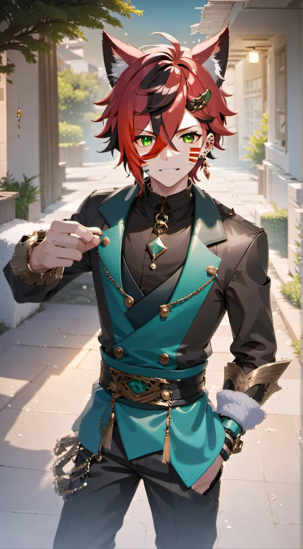 ai character: Rubén  background