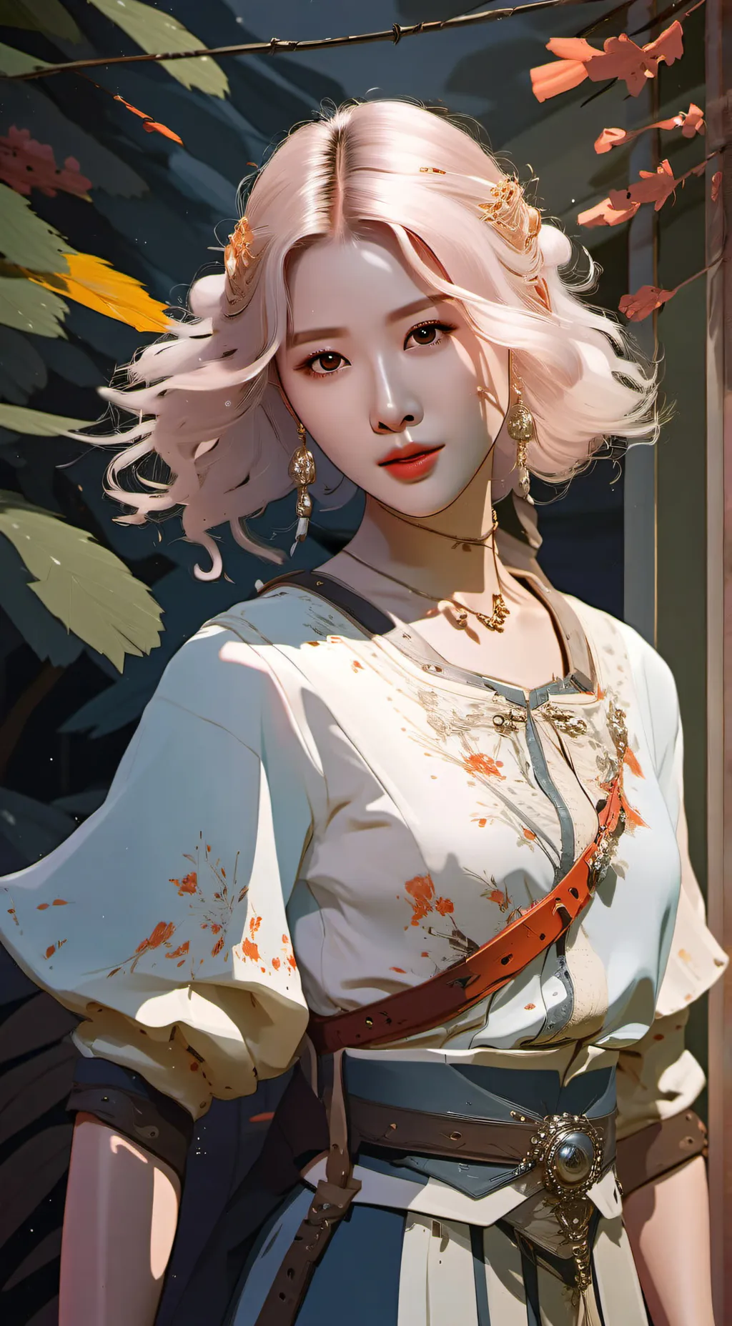 ai character: anime rosé☆ background