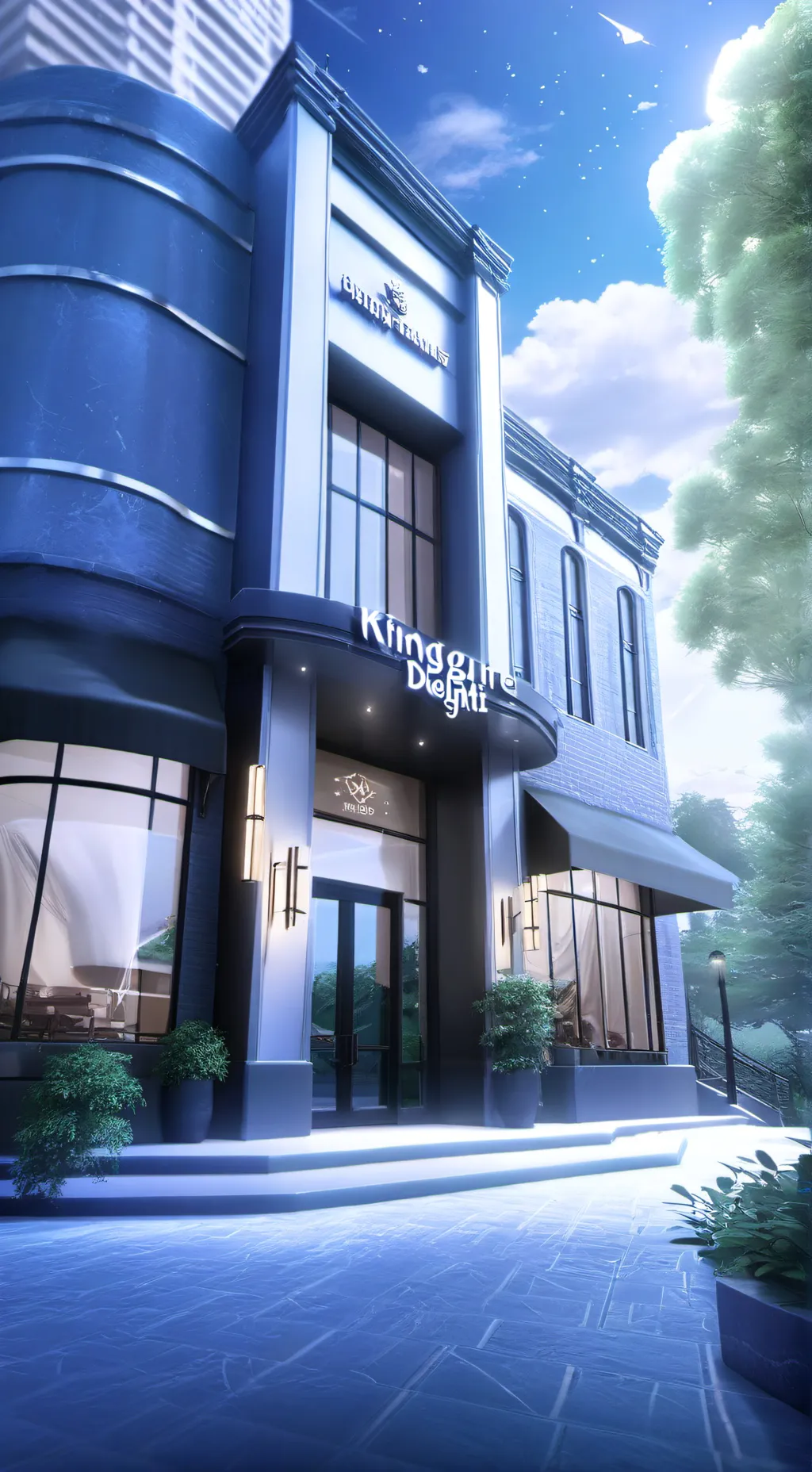 ai character: King delight￼ background