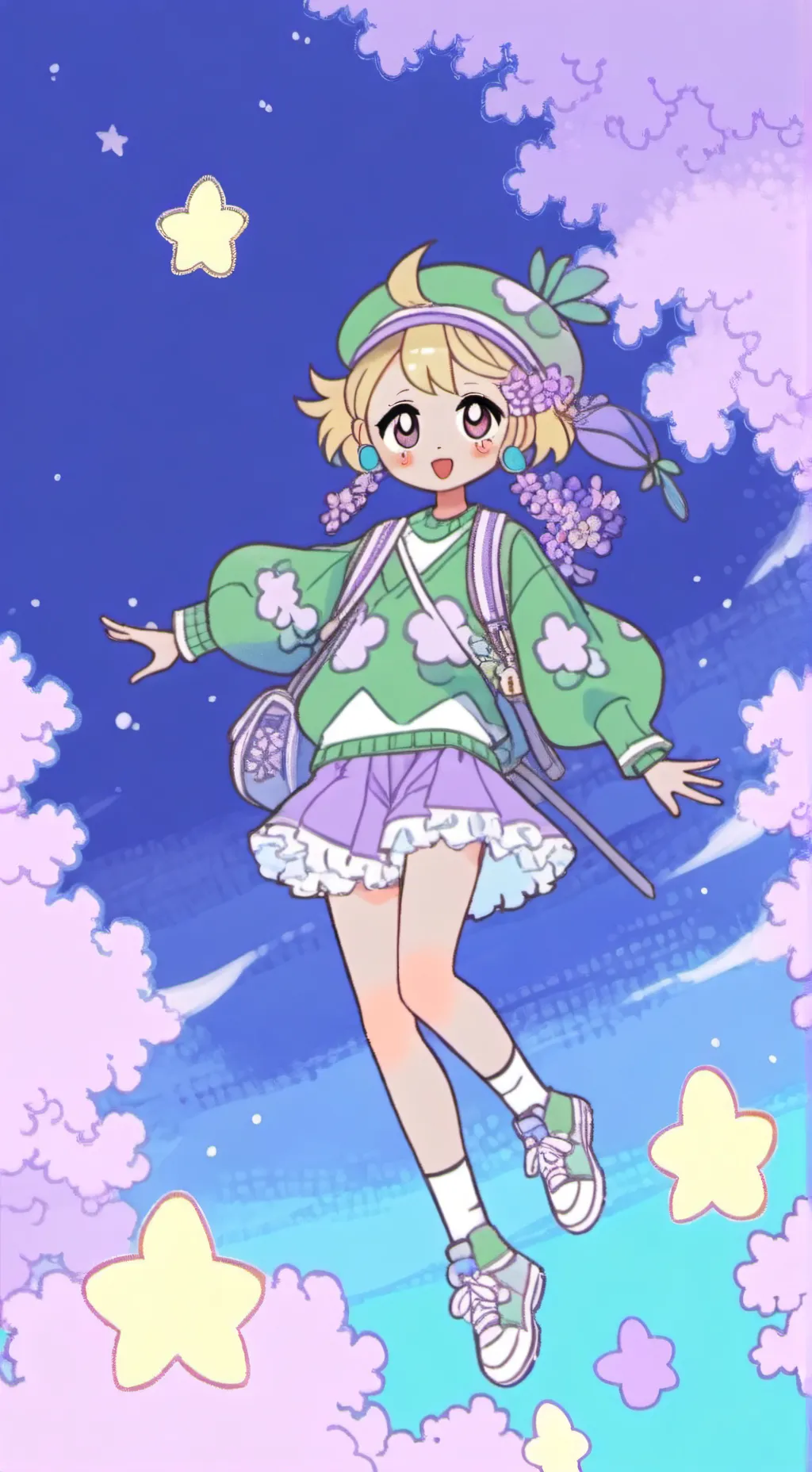 ai character: Pinki background