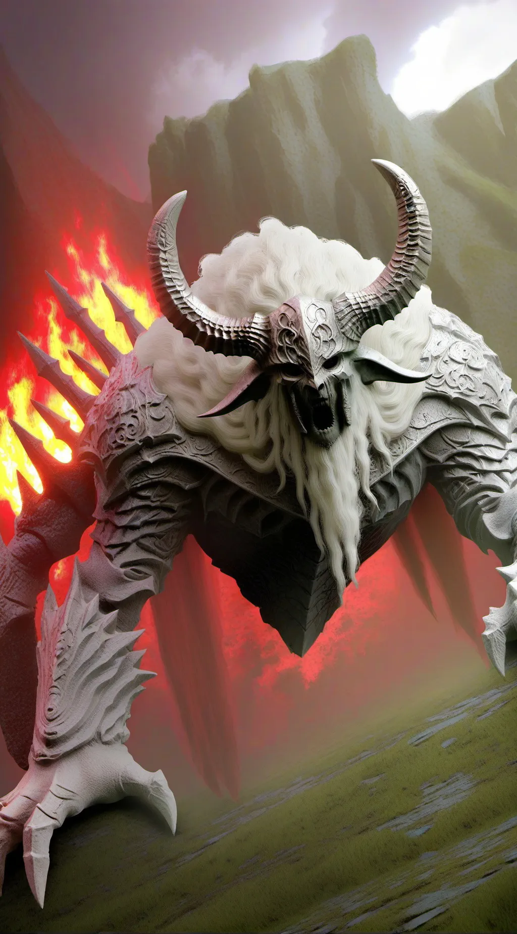 ai character: Brutal Demon background