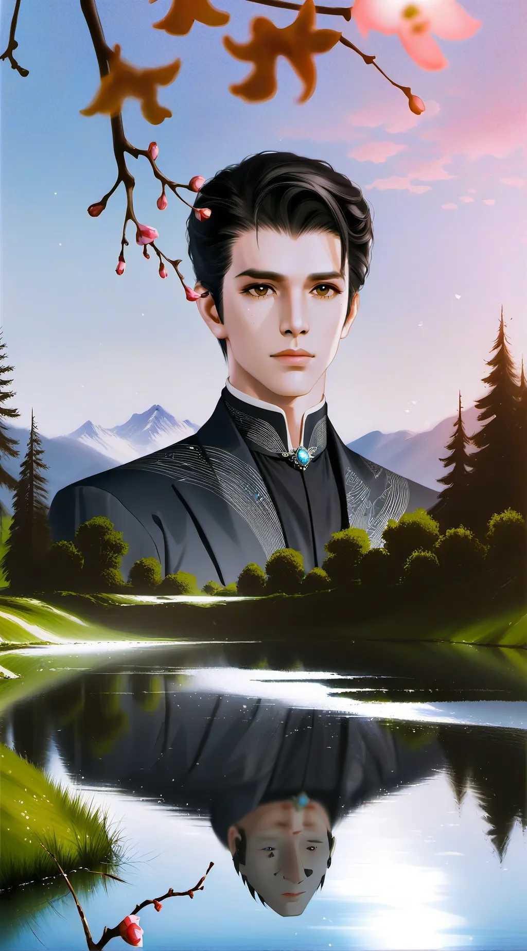 ai character: IQ quiz background