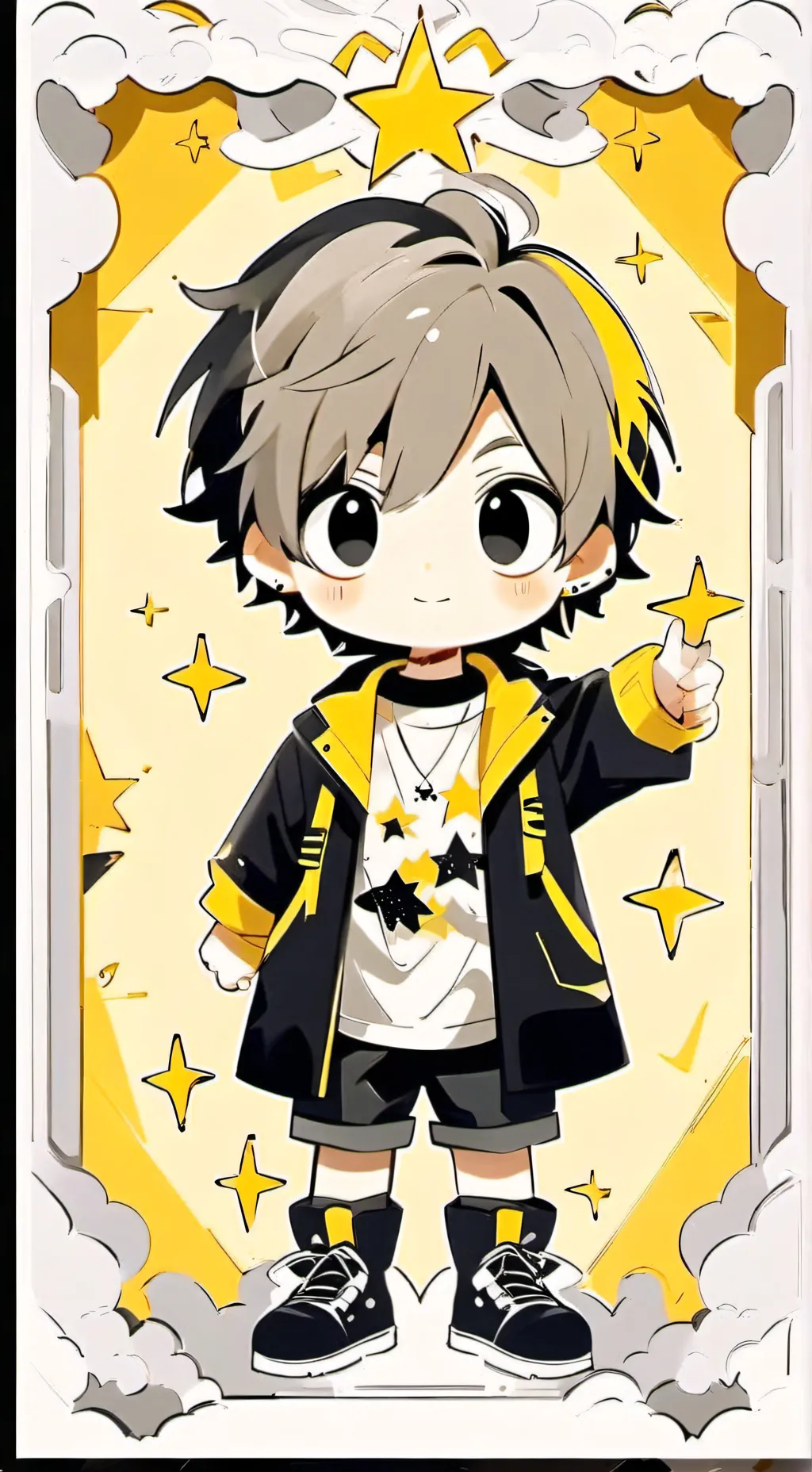 ai character: Hyunjin and felixs background