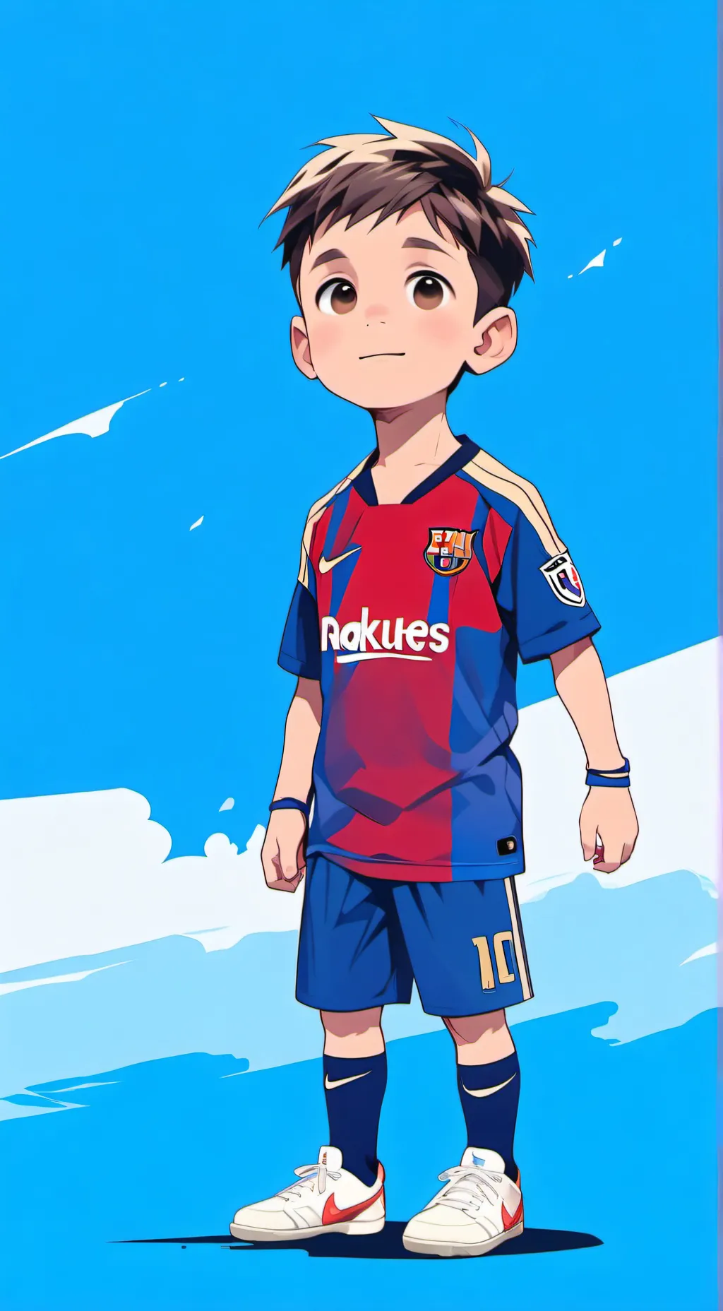 ai character: Thiago Messi  background