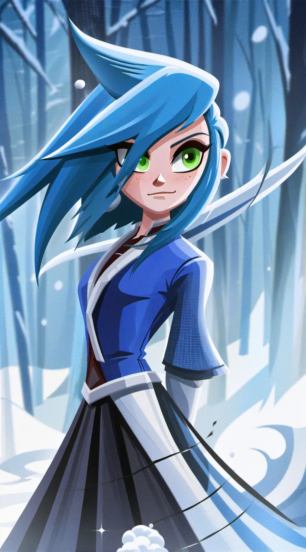 ai character: Sonic highschool background