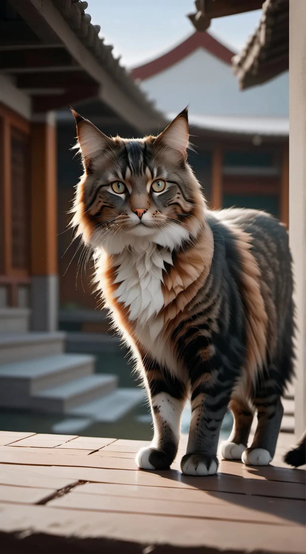 ai character: killer cats background