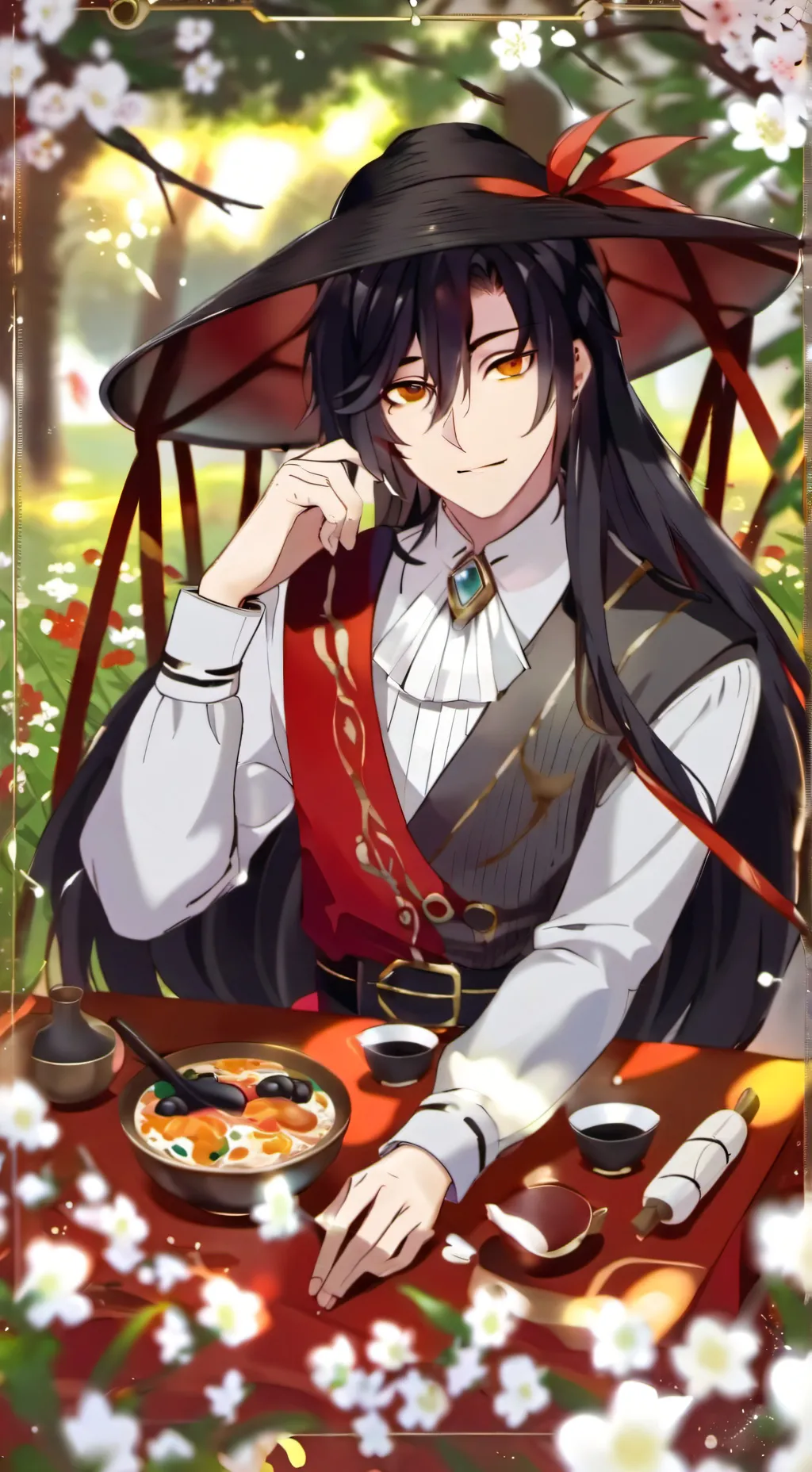 ai character: Hiro  background