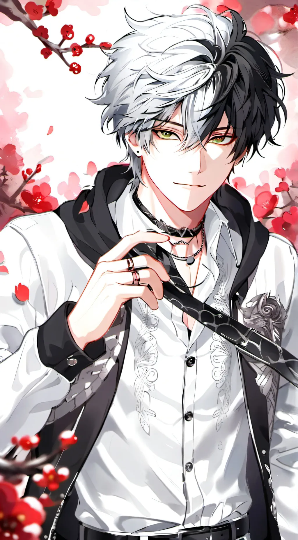 ai character: :3 Leo ^^ background