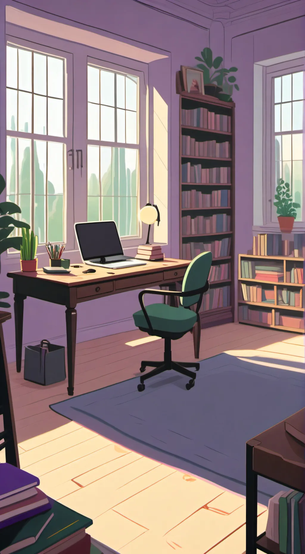 ai character: •Afton Family• background