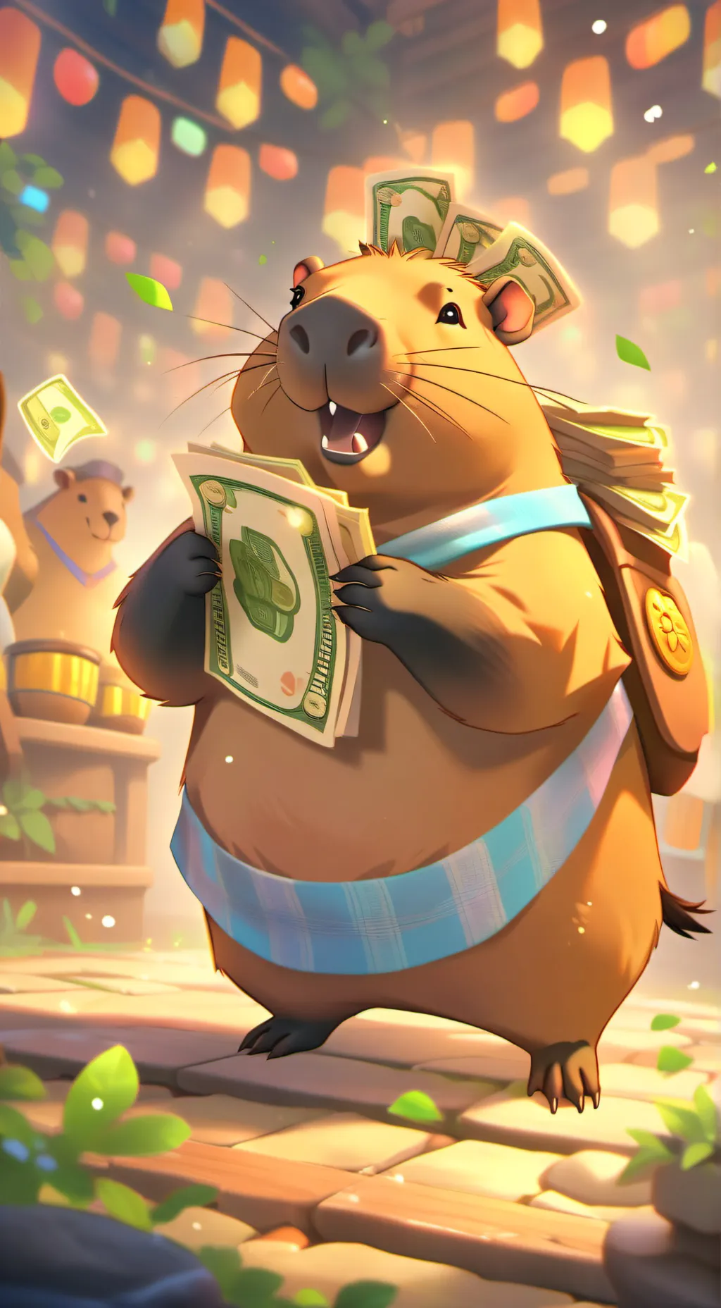 ai character: Capybeast background