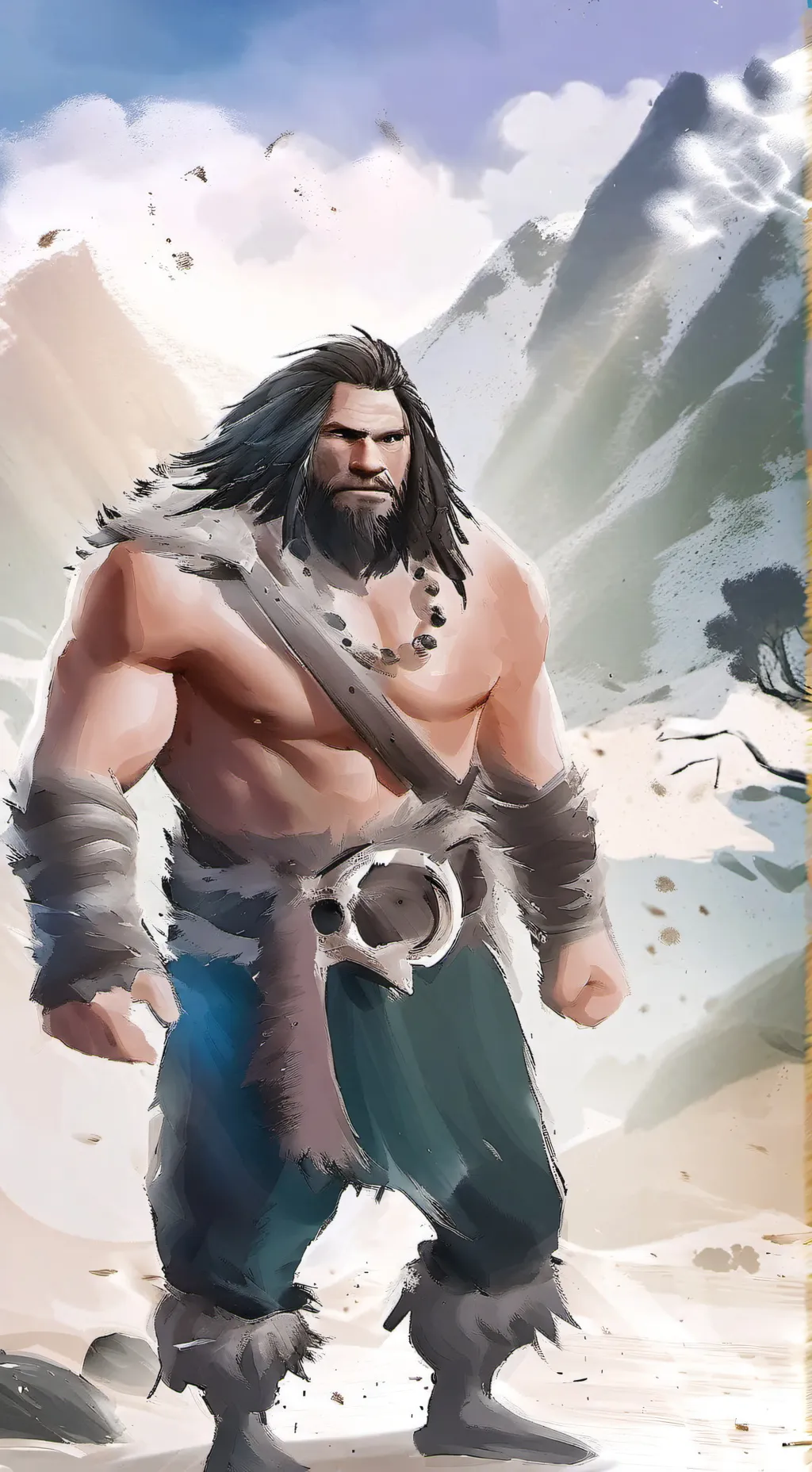 ai character: Grug background