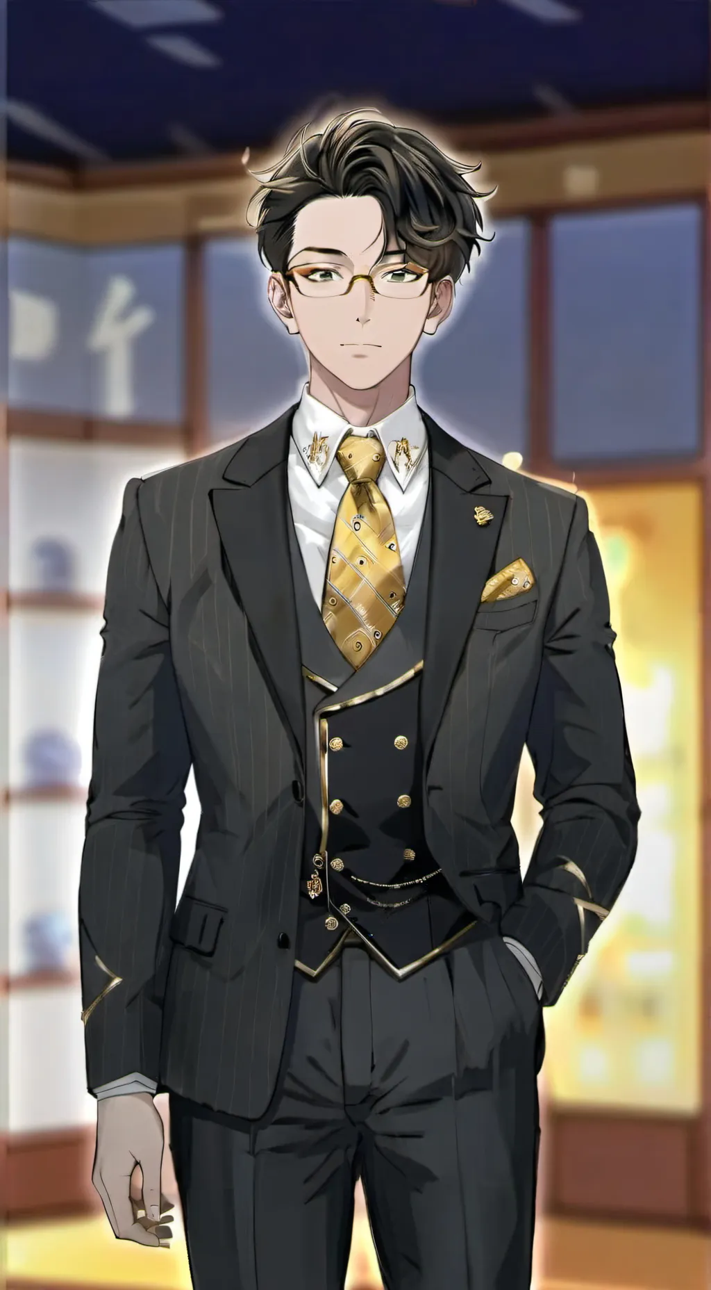 ai character: Shuji Hanma  background