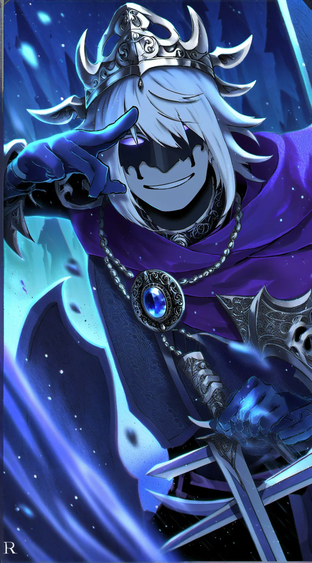 ai character: gacha queen background