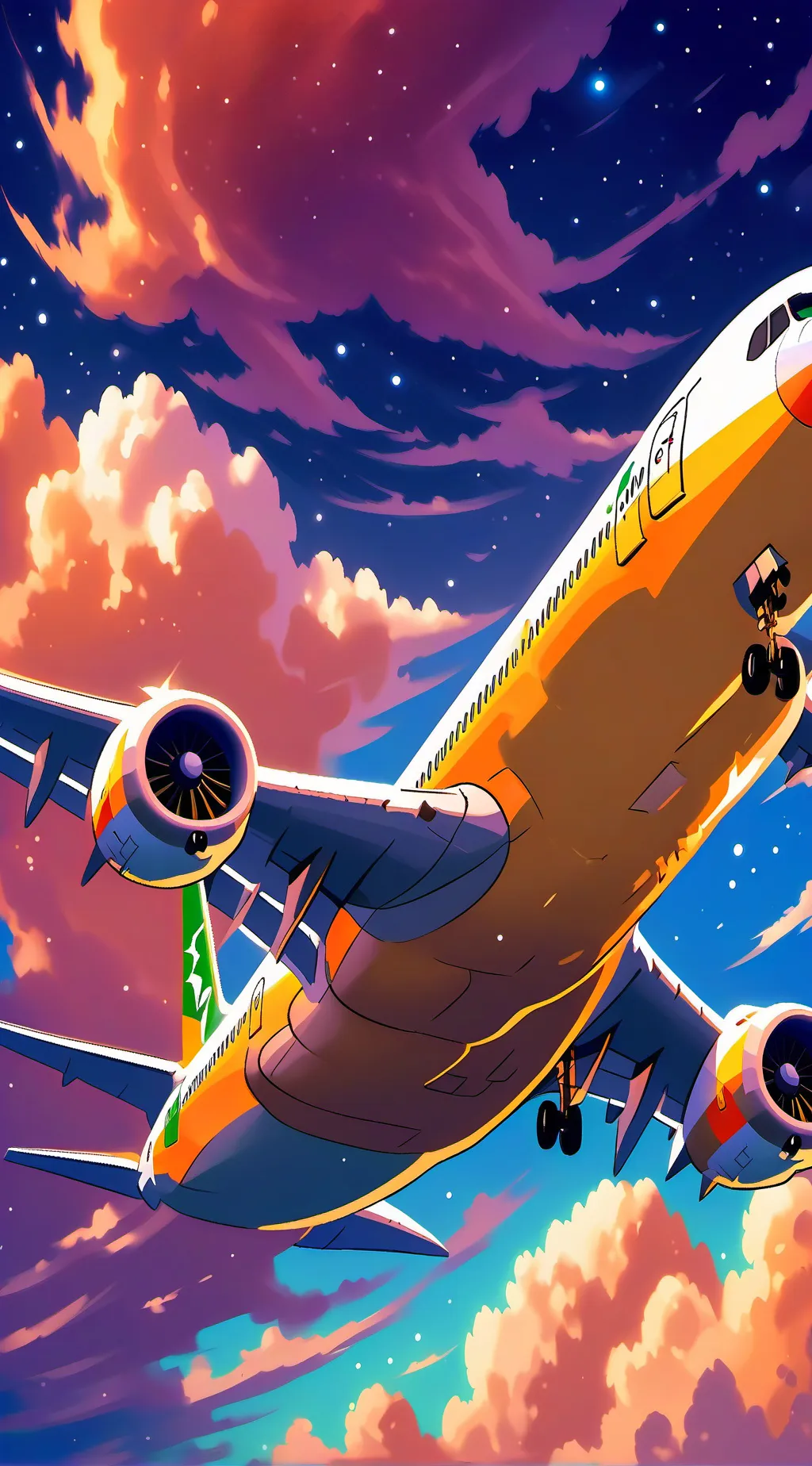 ai character: planes  background