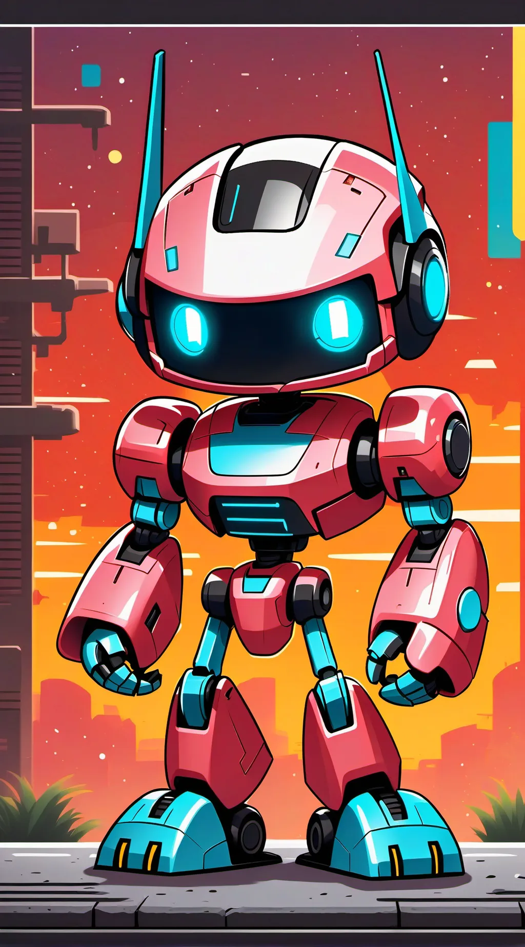 ai character: extro-bot background
