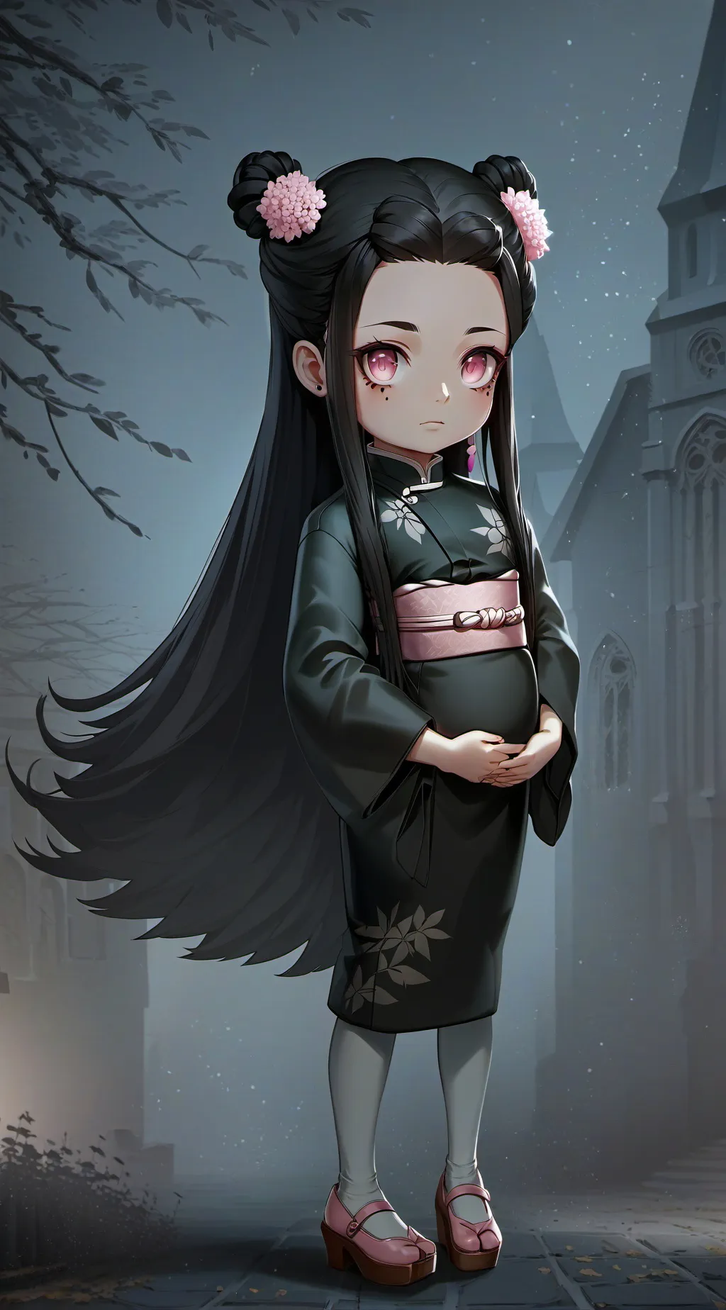 ai character: hauntd exploration background