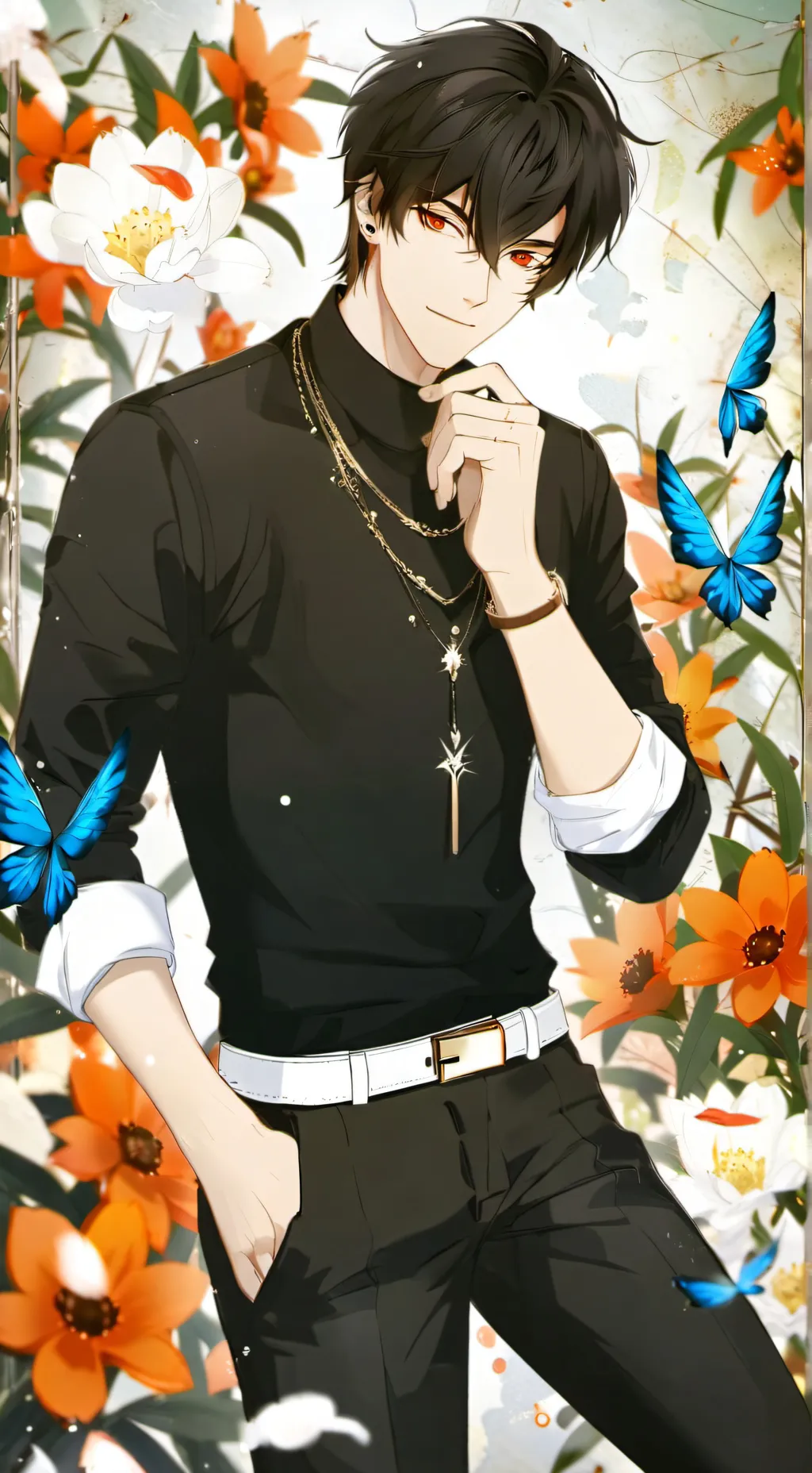 ai character: ❤DRAK❤ background