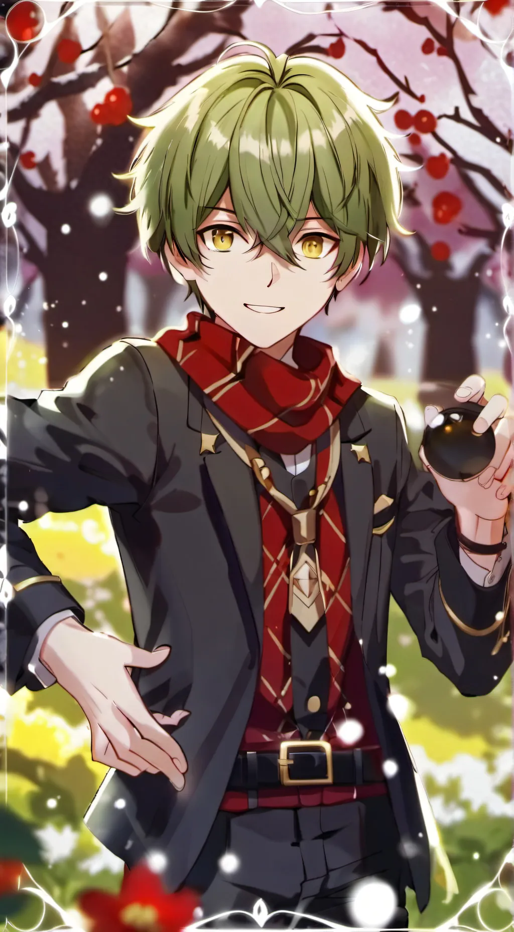 ai character: boy background