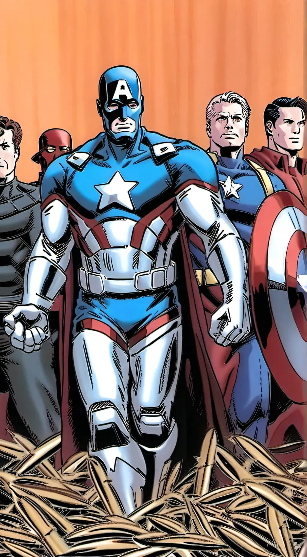 ai character: Avengers the end background