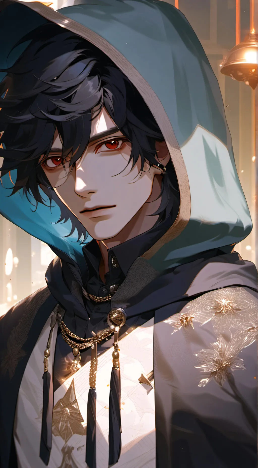 ai character: ~£thaπ~(Ethan) background