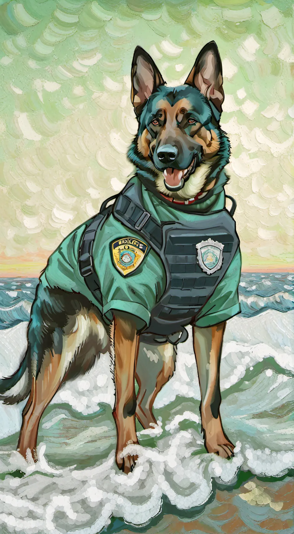 ai character: i js last mah dawg background