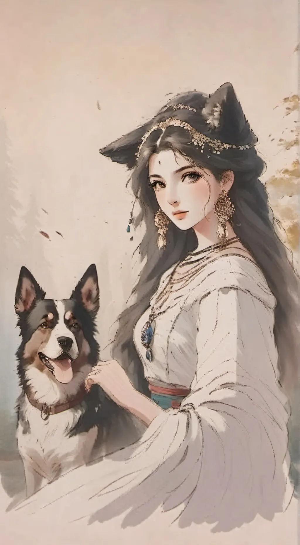 ai character: perro callejero  background