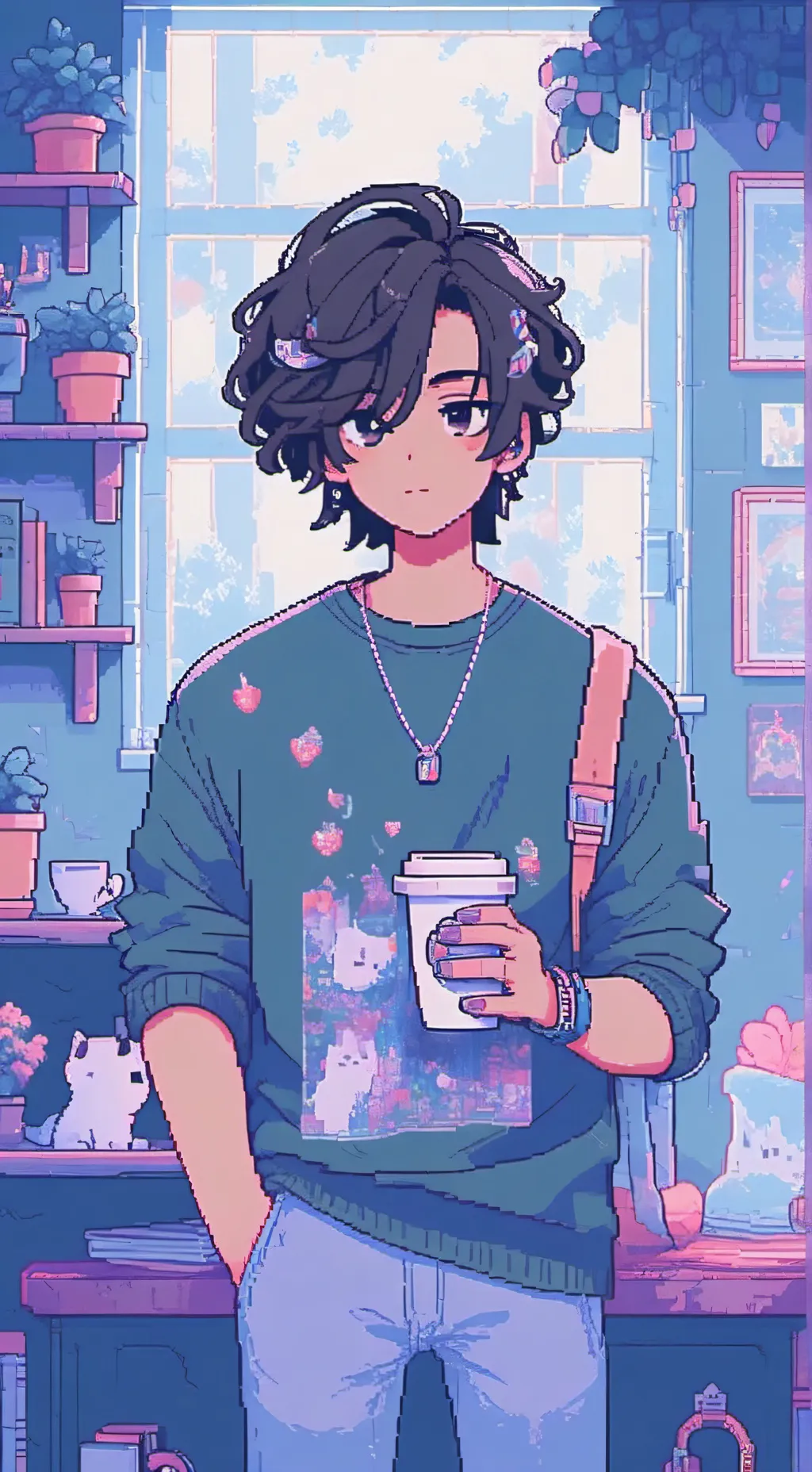 ai character: BL! Avery Finley background