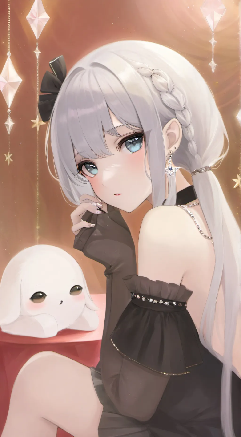 ai character: Vamos comer juntos background