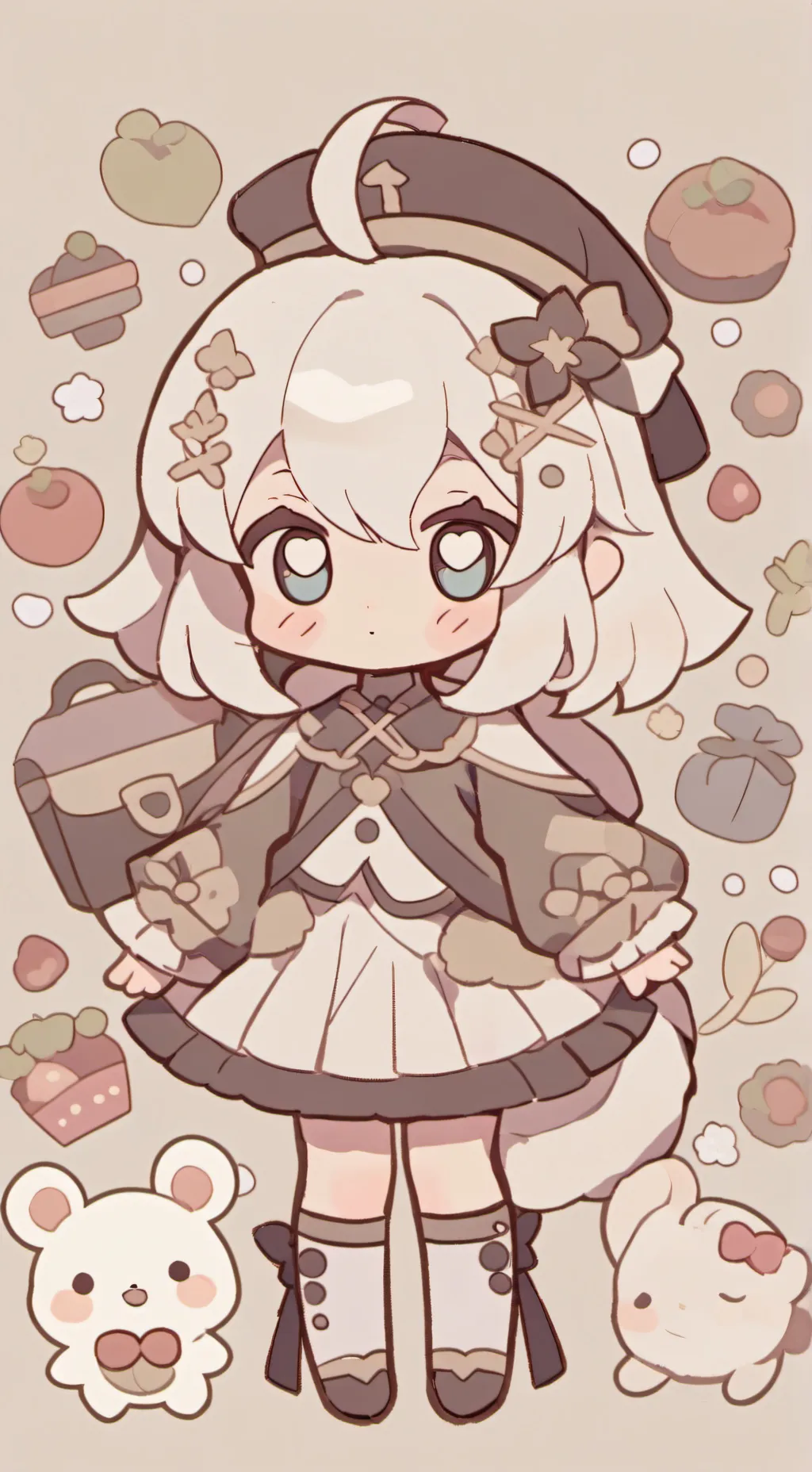 ai character: zenitsu pelo largo background