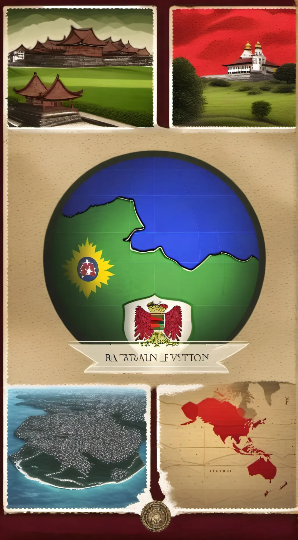 ai character: Countryballs ￼ background