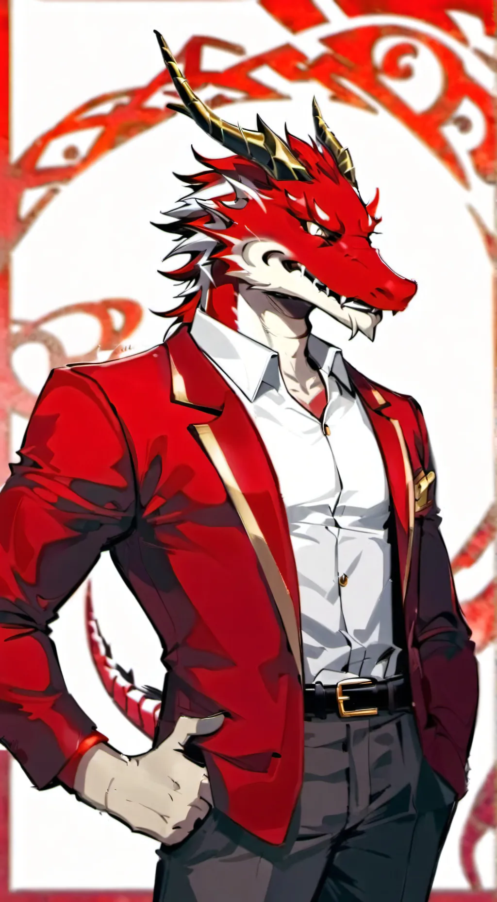 ai character: simon smoke background