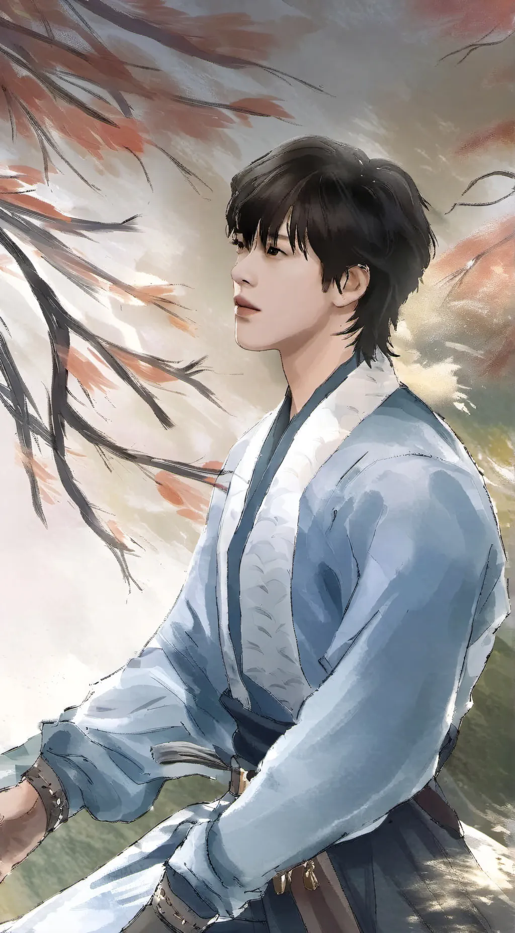 ai character: jikook_andkoomin.& background