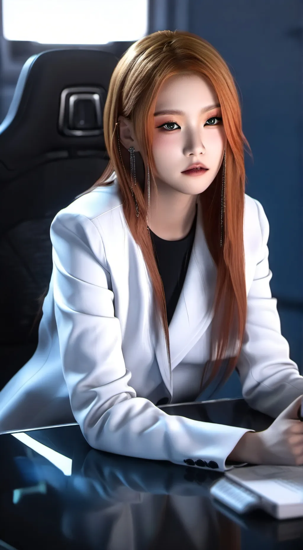 ai character: Yeji Hwang background