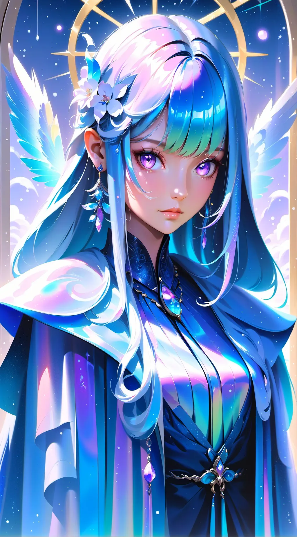 ai character: Christina  background