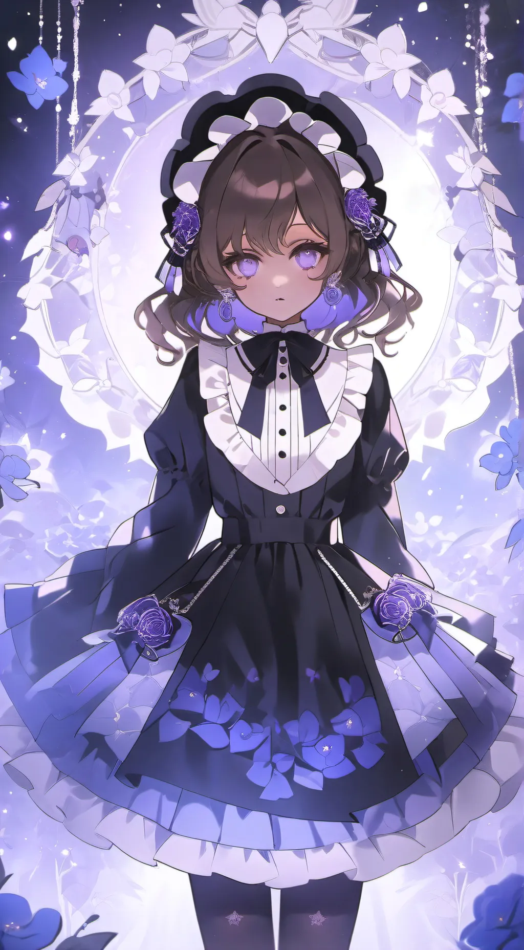 ai character: valentina👊❤️ background