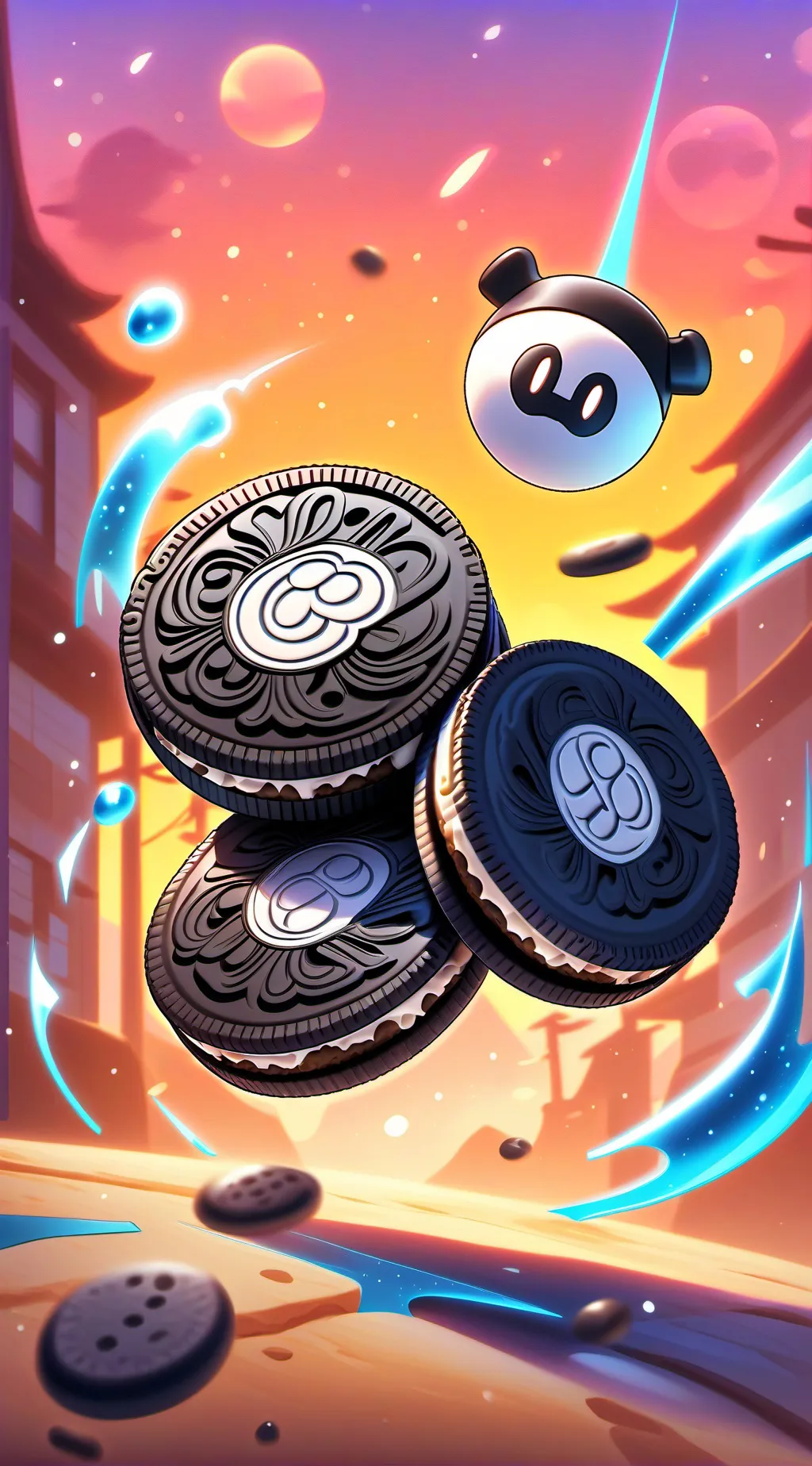 ai character: The Oreo  background